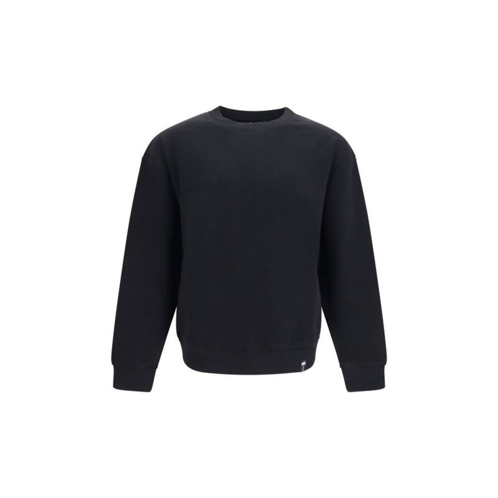 Palm Angels Black Cotton Men's Sweatshirt